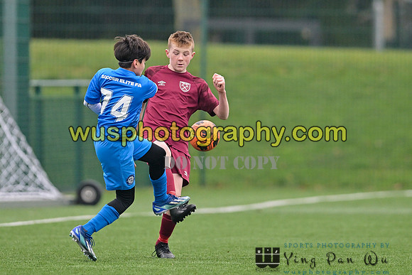 20240113-110053 West Ham United Foundation Boys U13 v Soccer Elite FA Boys U13