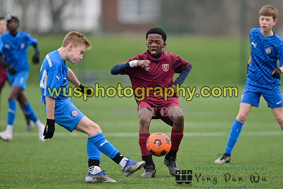 20240113-113322 West Ham United Foundation Boys U13 v Soccer Elite FA Boys U13