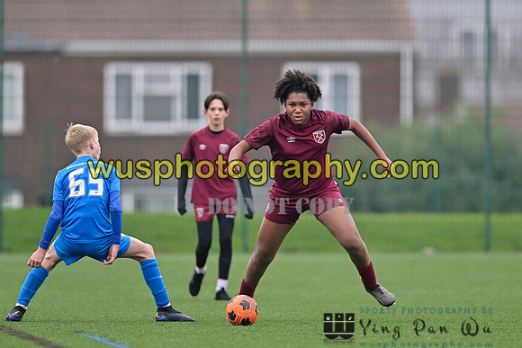 20240113-113639 West Ham United Foundation Boys U13 v Soccer Elite FA Boys U13