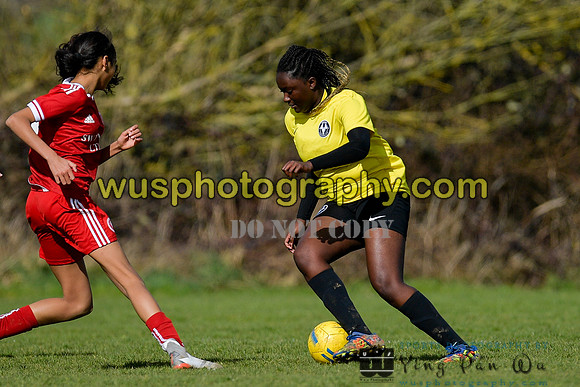 20220312-130557 Watford Ladies FC U14 Warriors v Welling United Girls U14