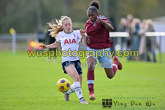 20221119-105456E Tottenham Hotspur Women FC Academy U15 v West Ham United Academy Girls U15
