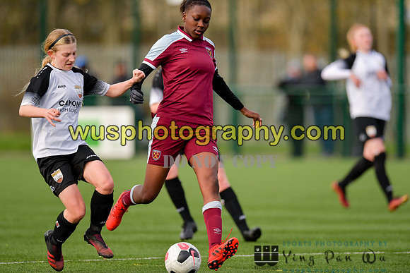 20211211-112041 West Ham United Academy Girls U16 v London Bees Academy U16