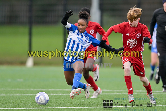 20240120-101650B Welling United Academy Boys U13 Wings v Brighton & Hove Albion Women PGA U14