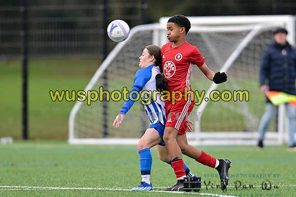 20240120-102103 Welling United Academy Boys U13 Wings v Brighton & Hove Albion Women PGA U14