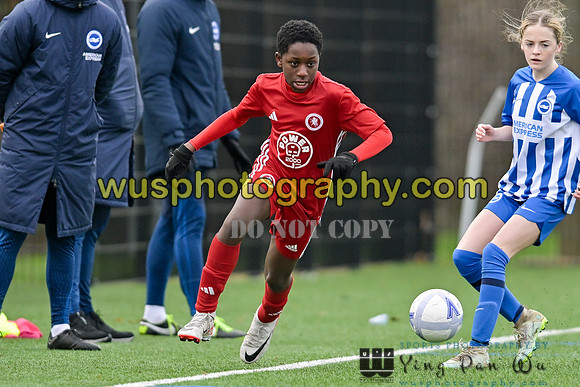 20240120-102322 Welling United Academy Boys U13 Wings v Brighton & Hove Albion Women PGA U14