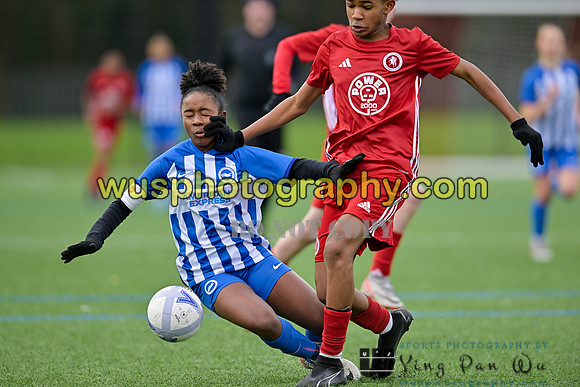20240120-102817B Welling United Academy Boys U13 Wings v Brighton & Hove Albion Women PGA U14