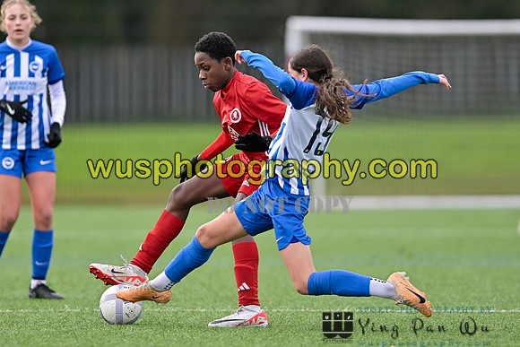20240120-104317 Welling United Academy Boys U13 Wings v Brighton & Hove Albion Women PGA U14