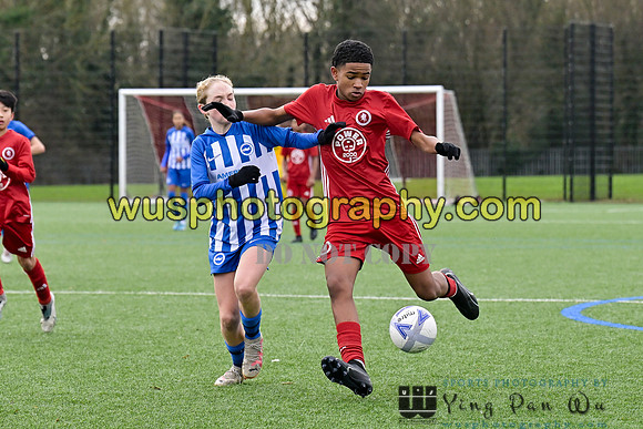 20240120-104908 Welling United Academy Boys U13 Wings v Brighton & Hove Albion Women PGA U14
