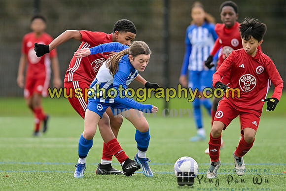 20240120-104955 Welling United Academy Boys U13 Wings v Brighton & Hove Albion Women PGA U14