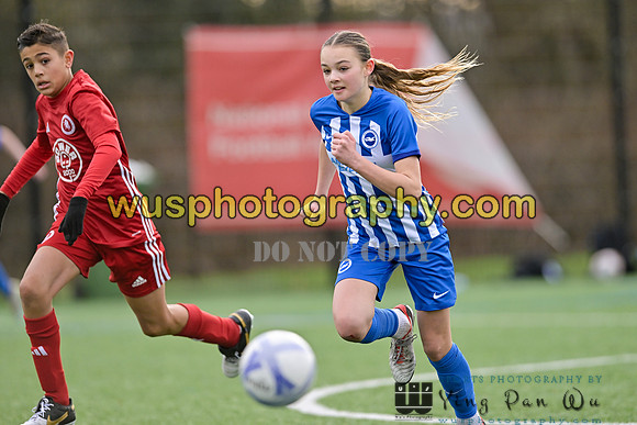 20240120-105233 Welling United Academy Boys U13 Wings v Brighton & Hove Albion Women PGA U14