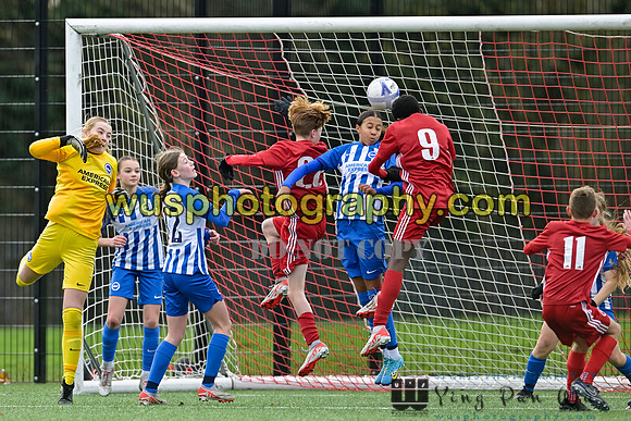 20240120-105437 Welling United Academy Boys U13 Wings v Brighton & Hove Albion Women PGA U14