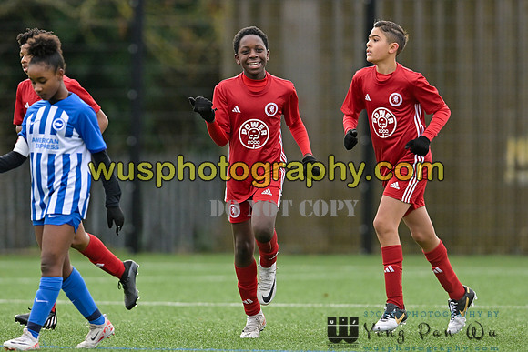 20240120-105447 Welling United Academy Boys U13 Wings v Brighton & Hove Albion Women PGA U14