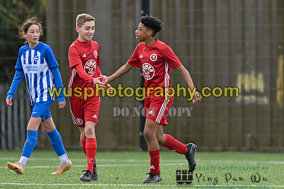 20240120-105638 Welling United Academy Boys U13 Wings v Brighton & Hove Albion Women PGA U14