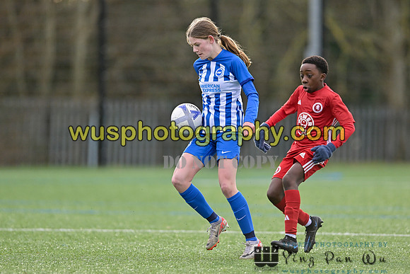 20240120-110048 Welling United Academy Boys U13 Wings v Brighton & Hove Albion Women PGA U14