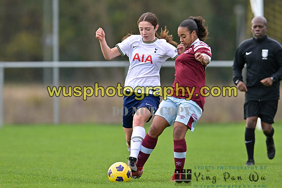 20221119-100742C Tottenham Hotspur Women FC Academy U15 v West Ham United Academy Girls U15
