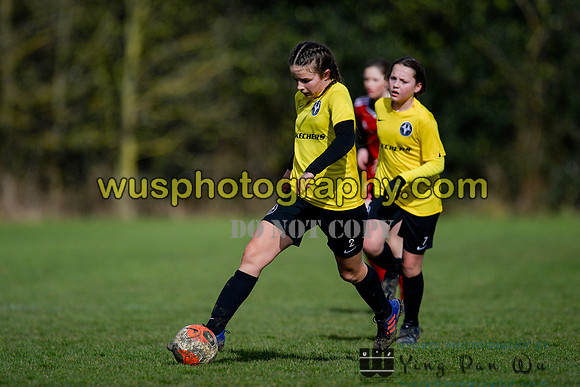 20220312-133610 Watford Ladies FC U14 Warriors v Welling United Girls U14