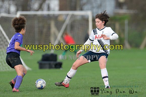 20151219-110033-2 Tottenham Hotspur Girls U14 v Garston Girls U14 Pumas