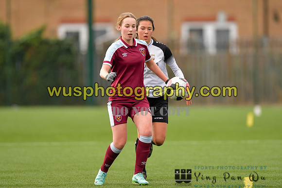 20211211-114141D West Ham United Academy Girls U16 v London Bees Academy U16