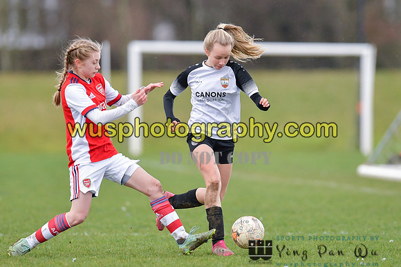 20220305-135944A London Bees Academy U14 v Arsenal FC Girls U13