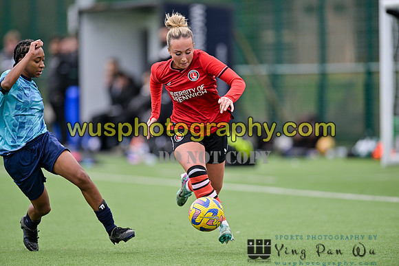 20240131-133352B London City Lionesses PGA U21 v Charlton Athletic Women PGA U21