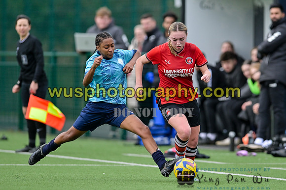 20240131-134335B London City Lionesses PGA U21 v Charlton Athletic Women PGA U21