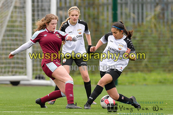 20211211-115130 West Ham United Academy Girls U16 v London Bees Academy U16