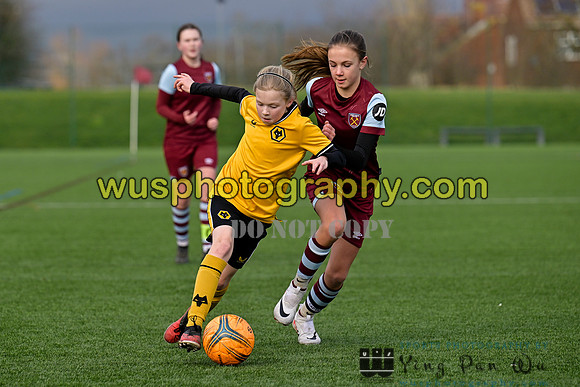 20240203-140947 West Ham United Academy Girls U12 v Wolverhampton Wanderers Academy Girls U12