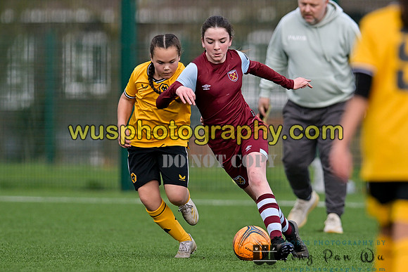 20240203-141040 West Ham United Academy Girls U12 v Wolverhampton Wanderers Academy Girls U12