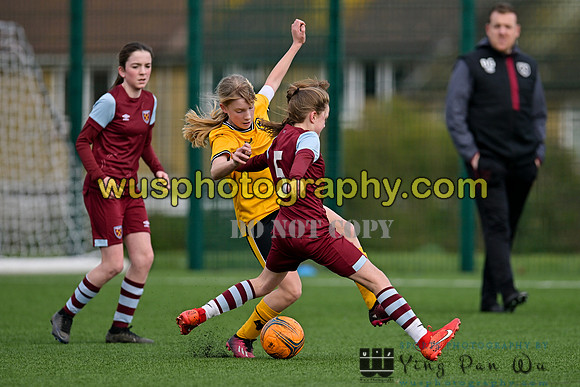 20240203-141053 West Ham United Academy Girls U12 v Wolverhampton Wanderers Academy Girls U12