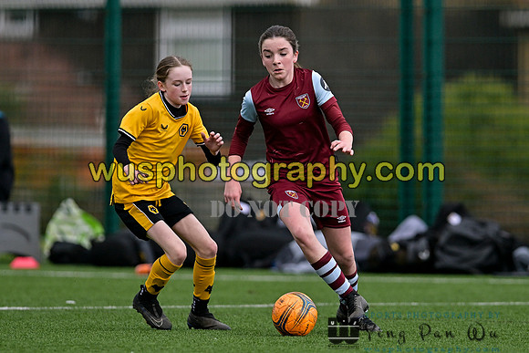 20240203-141443 West Ham United Academy Girls U12 v Wolverhampton Wanderers Academy Girls U12