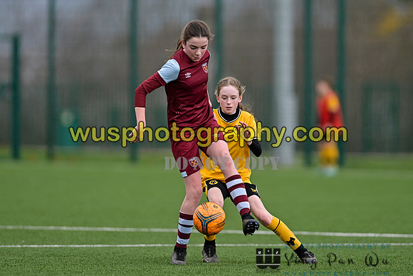 20240203-141535A West Ham United Academy Girls U12 v Wolverhampton Wanderers Academy Girls U12
