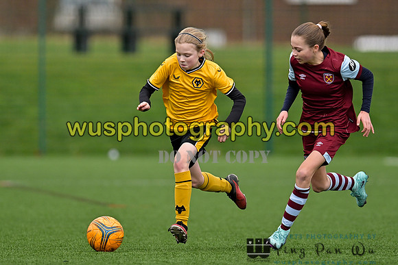 20240203-141907D West Ham United Academy Girls U12 v Wolverhampton Wanderers Academy Girls U12