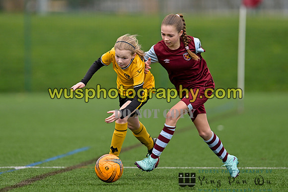 20240203-141910C West Ham United Academy Girls U12 v Wolverhampton Wanderers Academy Girls U12