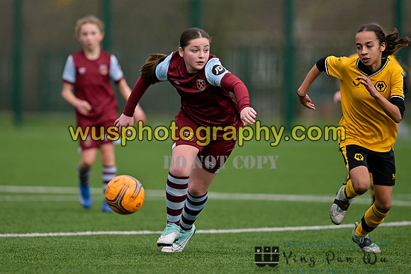 20240203-142039 West Ham United Academy Girls U12 v Wolverhampton Wanderers Academy Girls U12