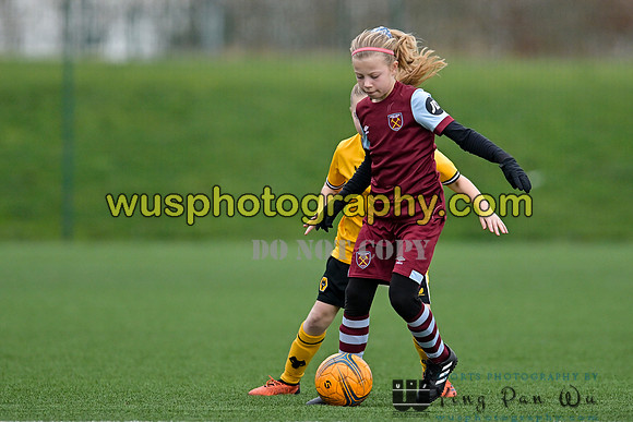 20240203-142900A West Ham United Academy Girls U12 v Wolverhampton Wanderers Academy Girls U12