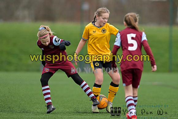 20240203-142903 West Ham United Academy Girls U12 v Wolverhampton Wanderers Academy Girls U12