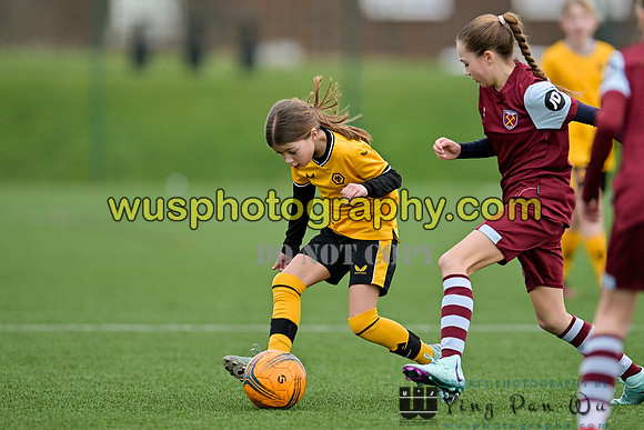 20240203-142937 West Ham United Academy Girls U12 v Wolverhampton Wanderers Academy Girls U12