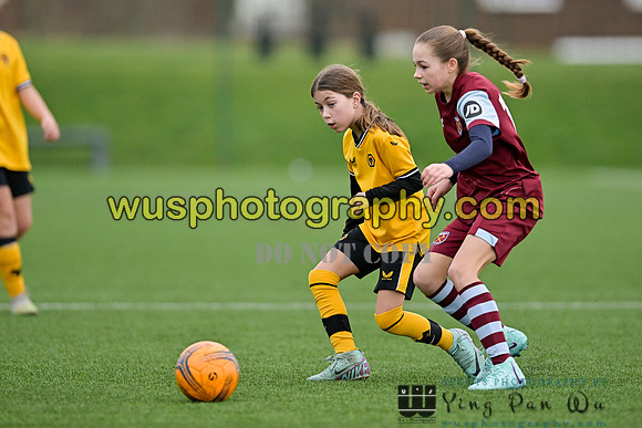 20240203-142937A West Ham United Academy Girls U12 v Wolverhampton Wanderers Academy Girls U12