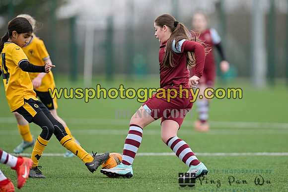 20240203-143046 West Ham United Academy Girls U12 v Wolverhampton Wanderers Academy Girls U12