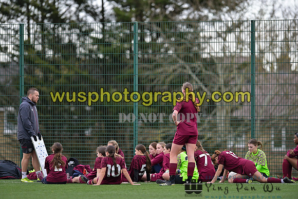 20240203-115054 West Ham United Performance Girls U16 v Cambridge City FC Girls U16