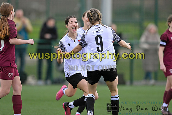 20240203-115924 West Ham United Performance Girls U16 v Cambridge City FC Girls U16