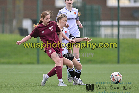 20240203-120115 West Ham United Performance Girls U16 v Cambridge City FC Girls U16