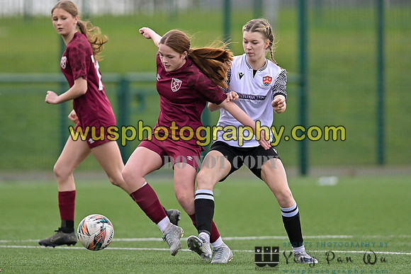 20240203-120337 West Ham United Performance Girls U16 v Cambridge City FC Girls U16