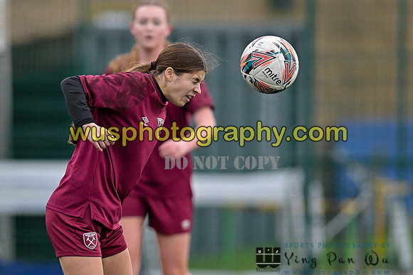 20240203-120358A West Ham United Performance Girls U16 v Cambridge City FC Girls U16