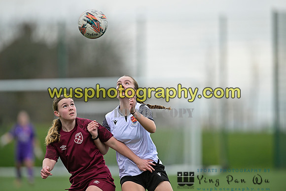 20240203-120449 West Ham United Performance Girls U16 v Cambridge City FC Girls U16