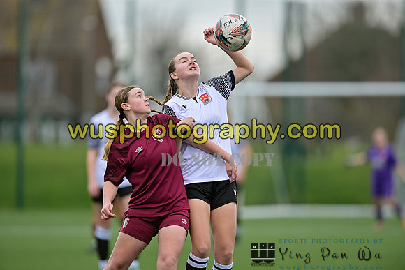 20240203-120448 West Ham United Performance Girls U16 v Cambridge City FC Girls U16