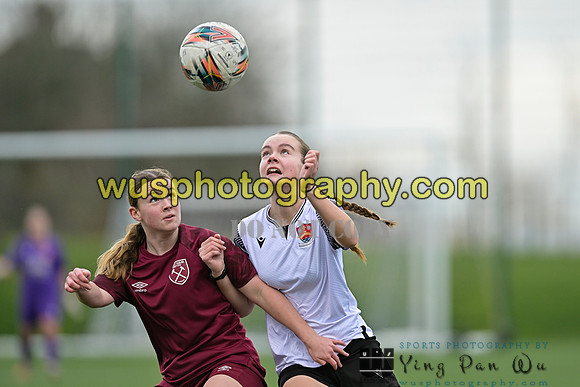 20240203-120449A West Ham United Performance Girls U16 v Cambridge City FC Girls U16