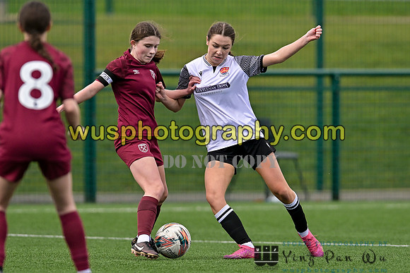 20240203-120902 West Ham United Performance Girls U16 v Cambridge City FC Girls U16