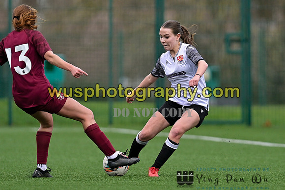 20240203-121439A West Ham United Performance Girls U16 v Cambridge City FC Girls U16