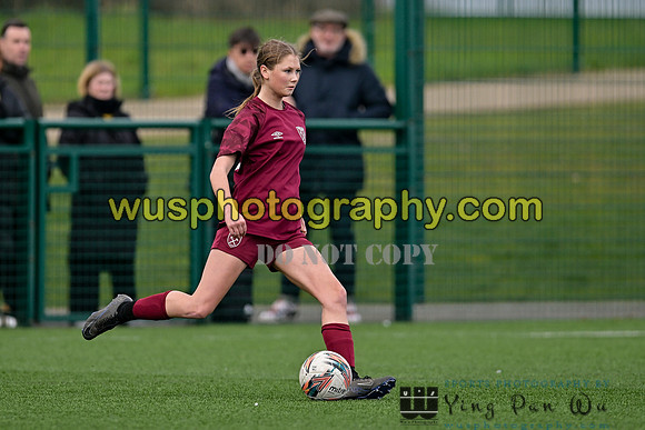 20240203-121621 West Ham United Performance Girls U16 v Cambridge City FC Girls U16